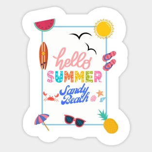 Welcome summer Sticker